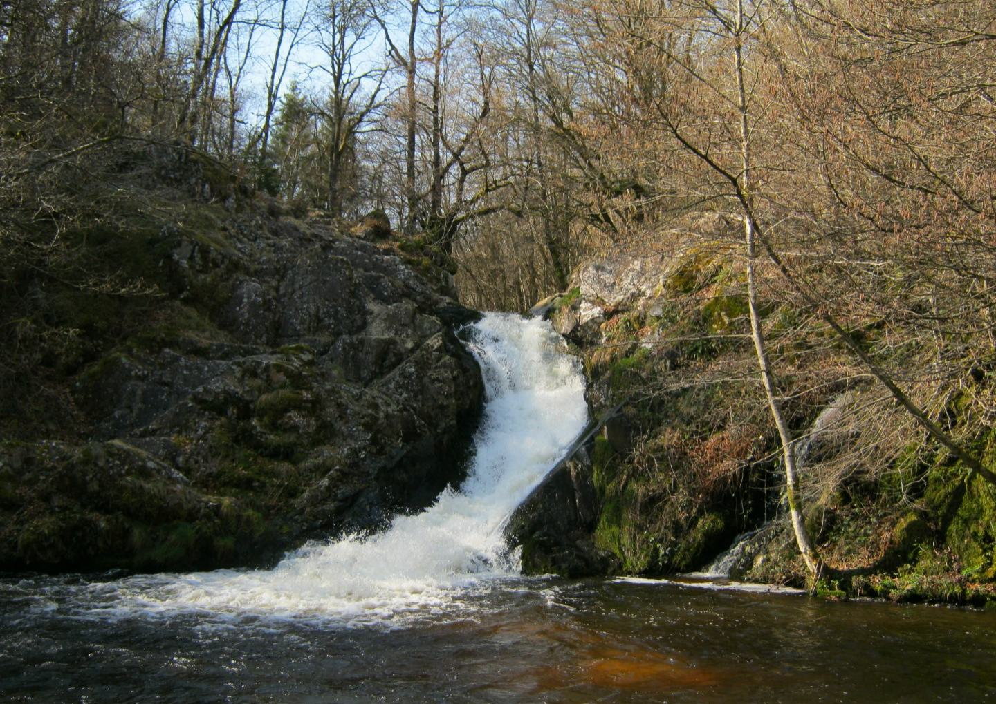 Wandelpaden Waterval van Gouloux