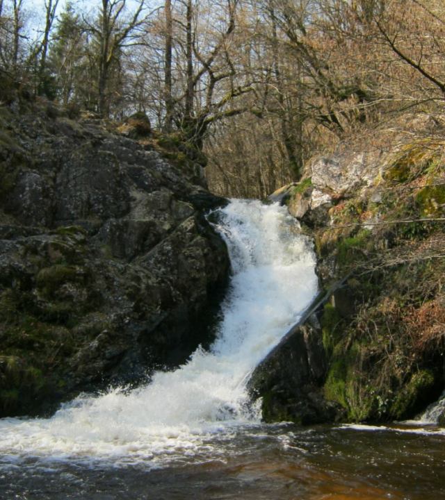 Wandelpaden Waterval van Gouloux