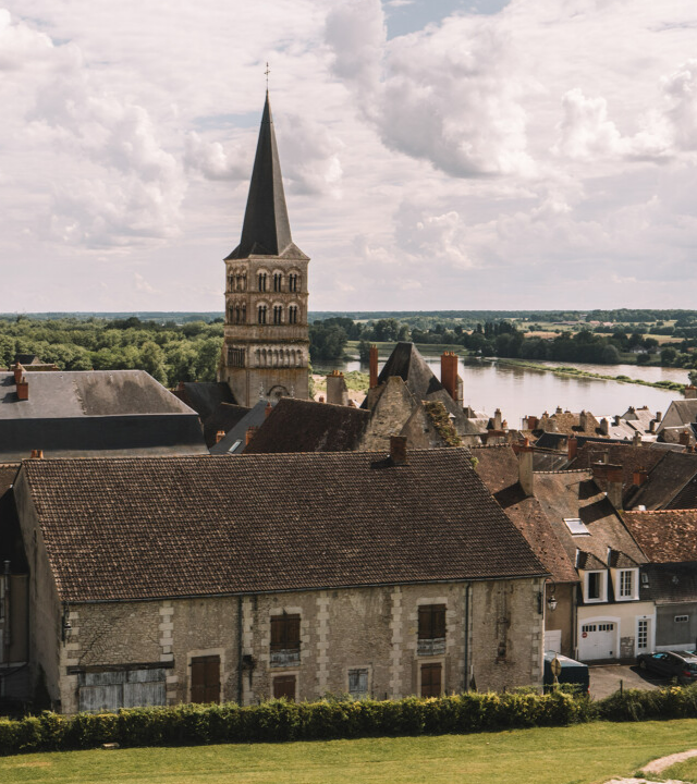 Pelgrimsstadje en platteland La-Charité-sur-Loire