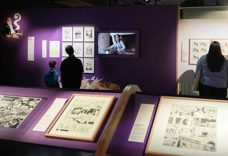 Stripverhalen en eten