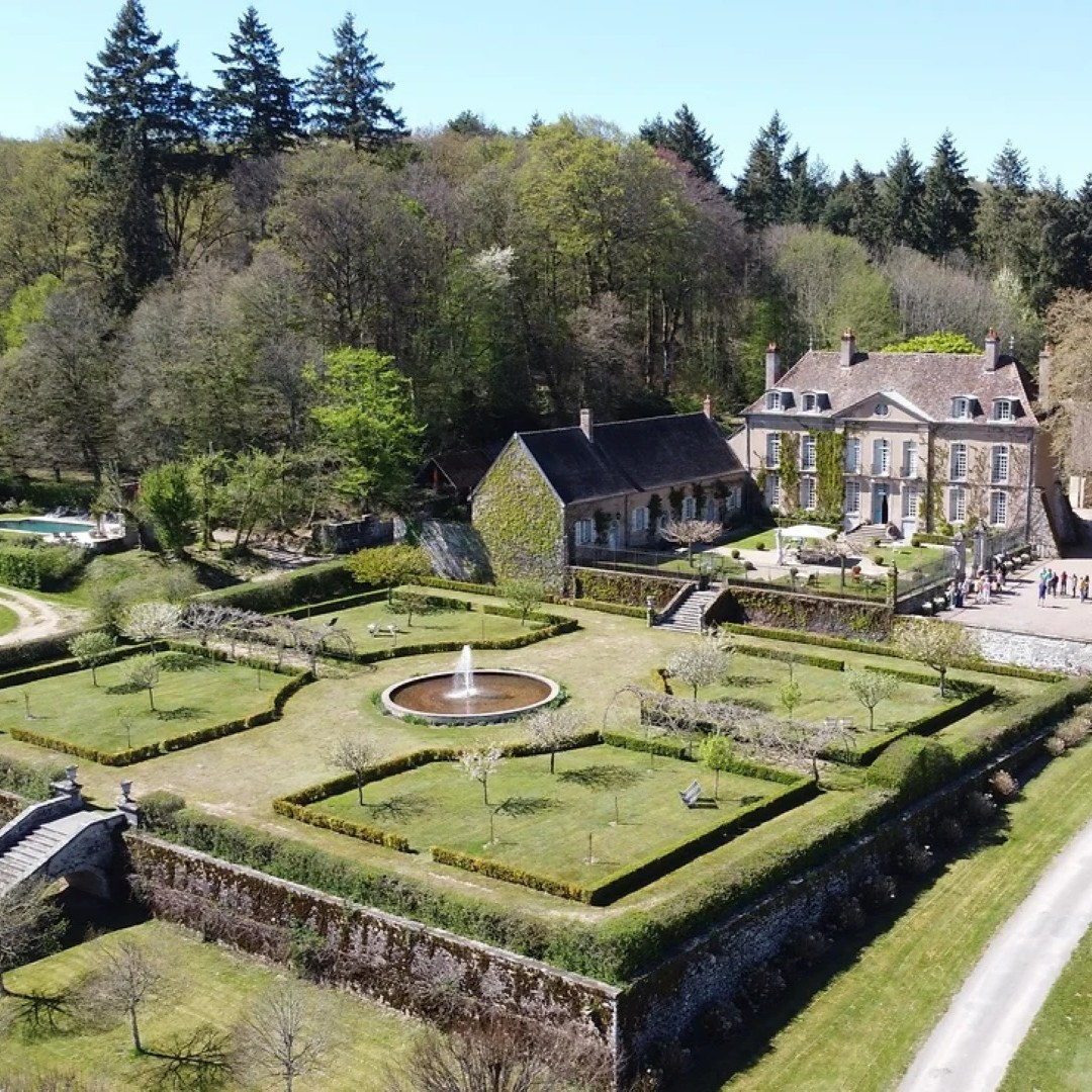 Open tuin Chateau de Villette