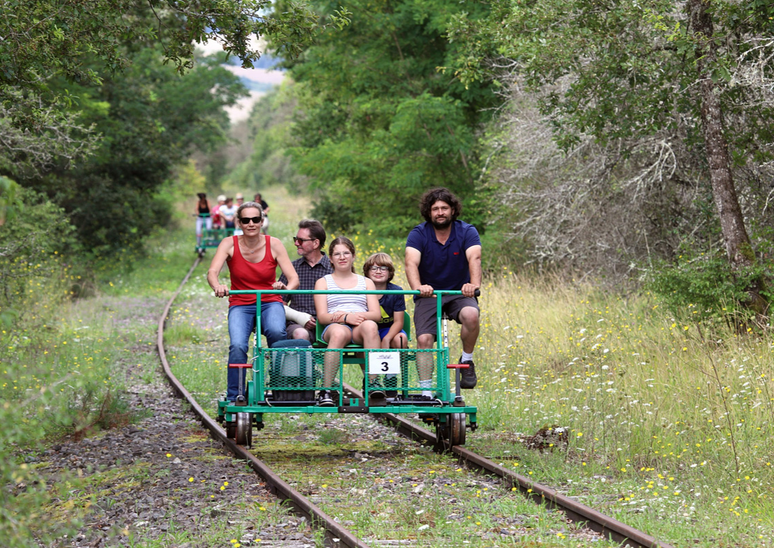 Spoorfiets Velorail des Minerons