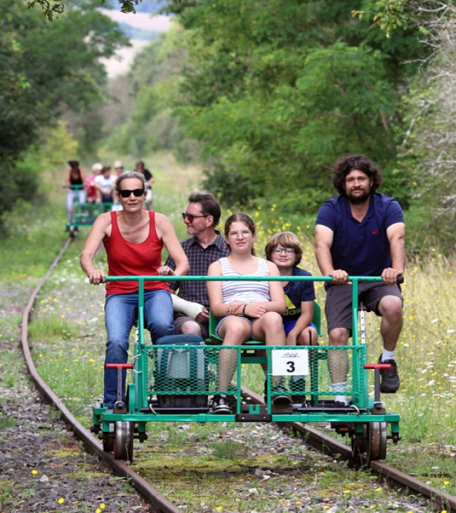 Spoorfiets Velorail des Minerons
