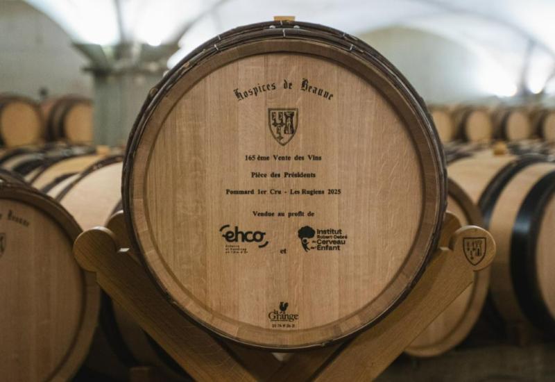 € 400.000 voor vat wijn Hospices de Beaune