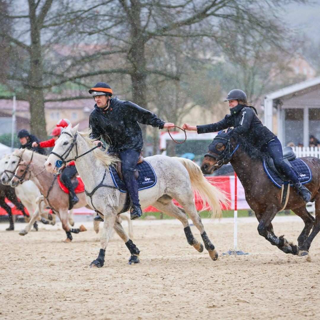 Frans kampioenschap ponyrijden in Cluny