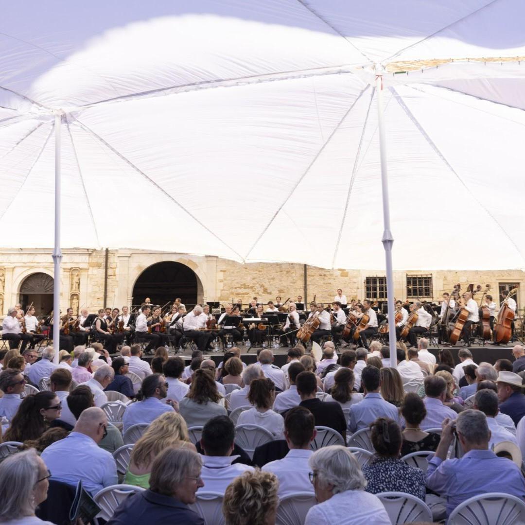 Muziek en wijn in Le Clos de  Vougeot