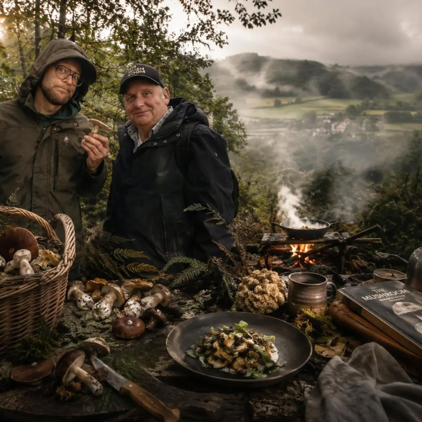 Paddenstoelen Bushcraft en paddenstoelendiner