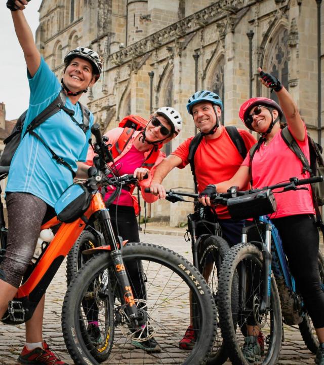 MTB-route Autun (14, 16, 27, 38,5 of 41 km)