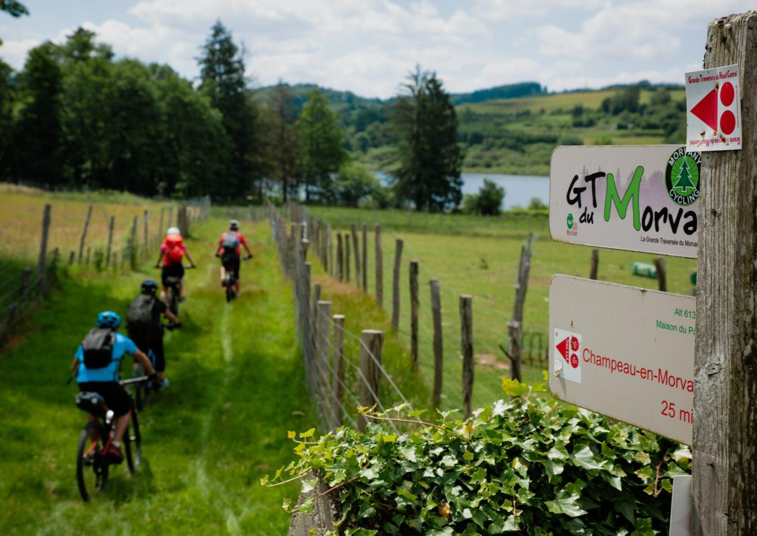 MTB-route Saint-Brisson (19 kilometer)