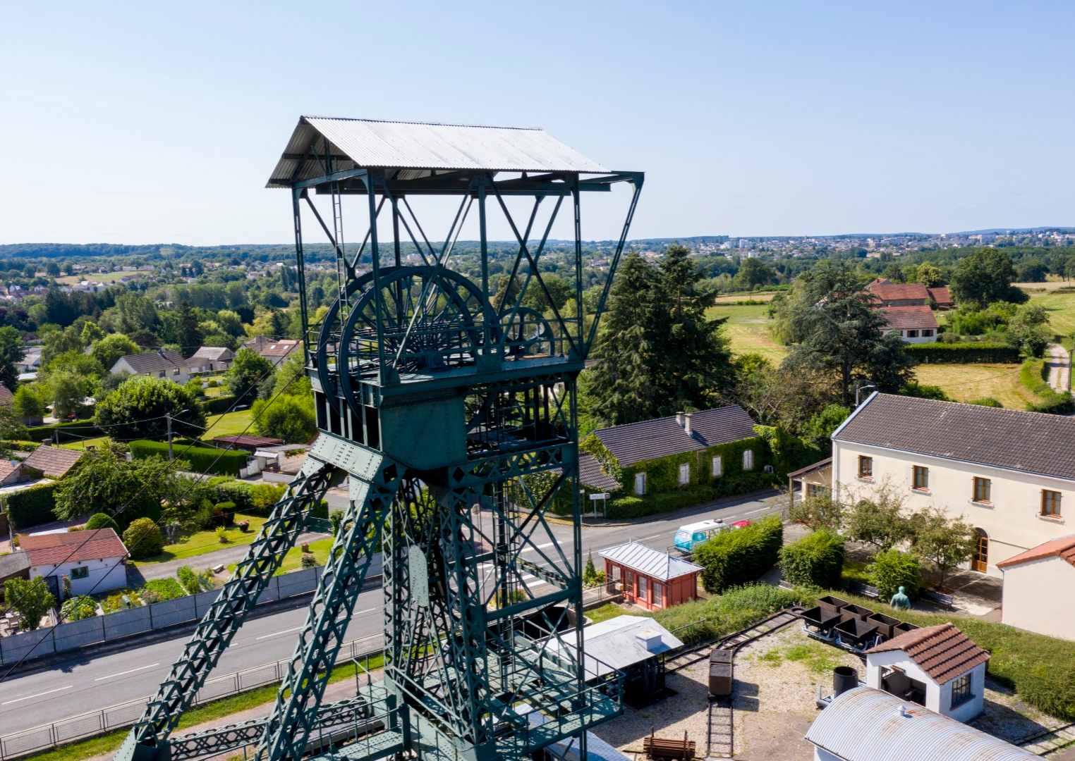 Mijn Blanzy en schacht Saint-Claude