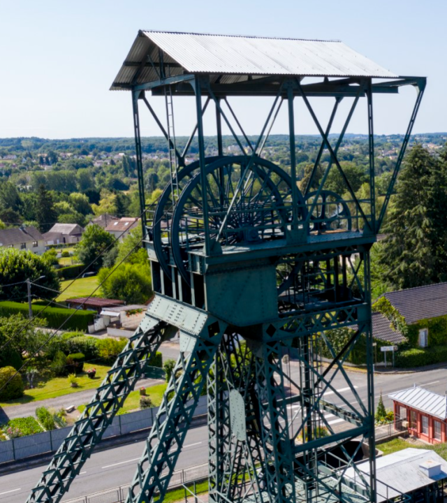Mijn Blanzy en schacht Saint-Claude