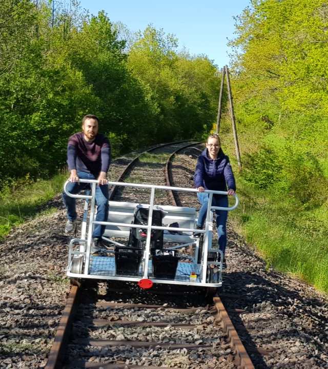 Spoorfiets Velorail Morvan