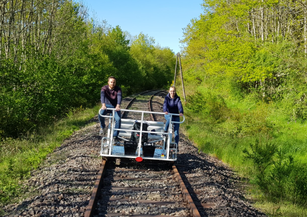 Spoorfiets Velorail Morvan