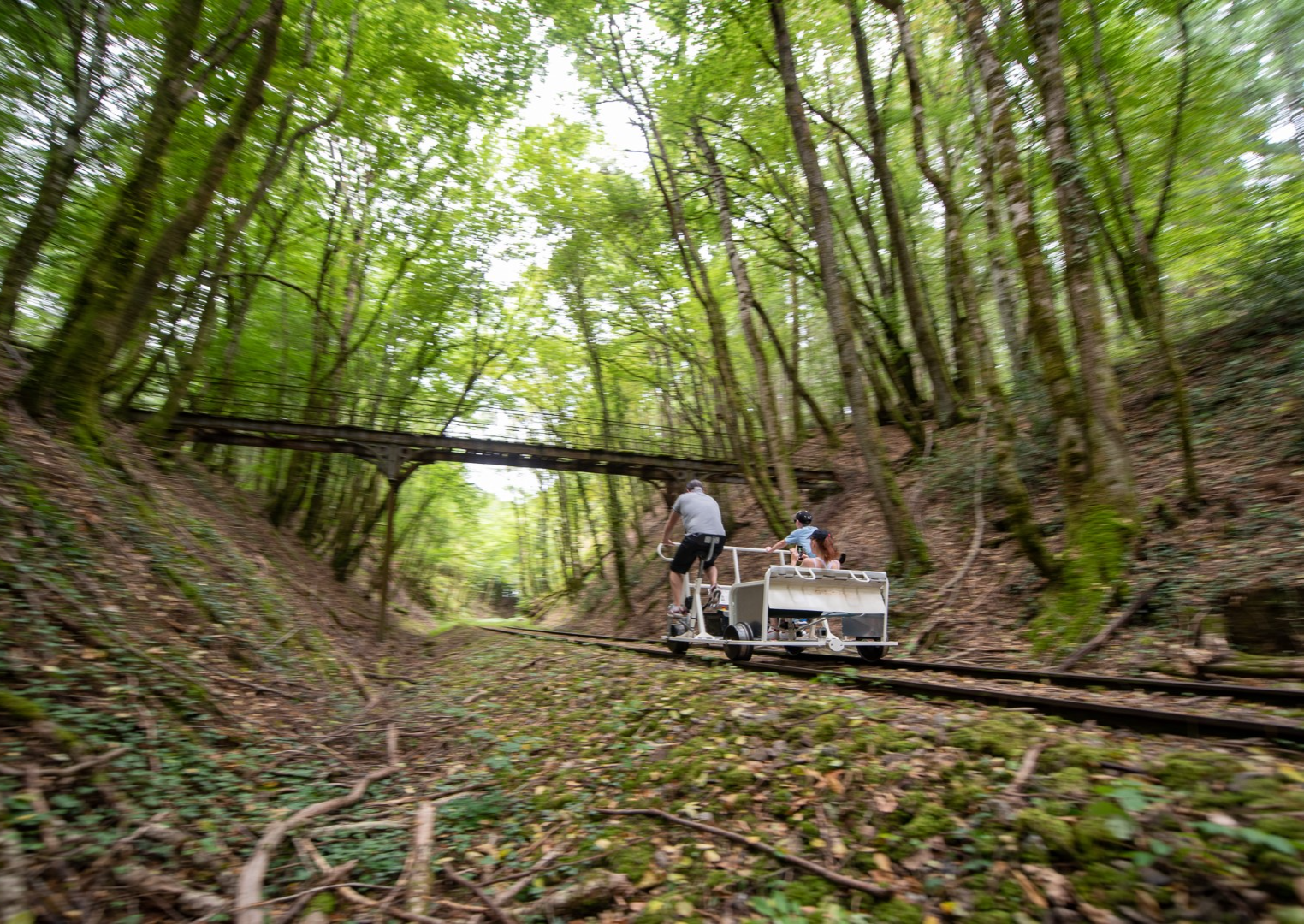 Spoorfiets Velorail Bazois-Morvan