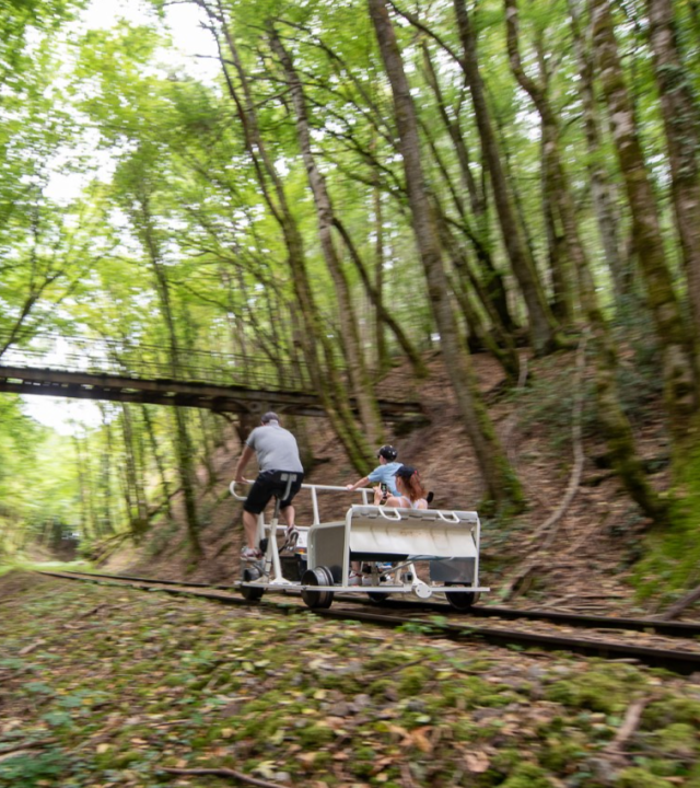 Spoorfiets Velorail Bazois-Morvan