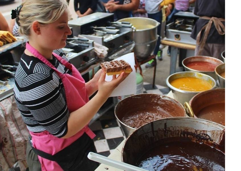 Verse wafels van Quarré de Chocolat