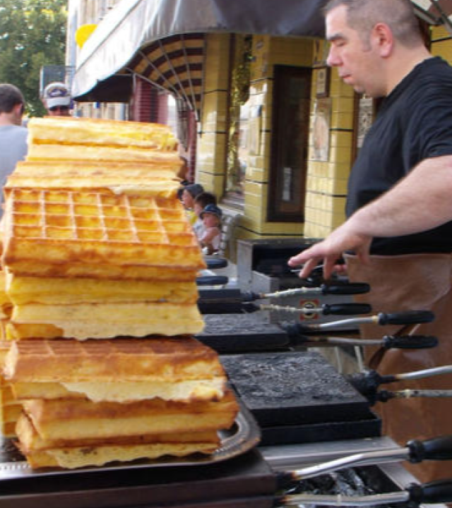 Verse wafels van Quarré de Chocolat